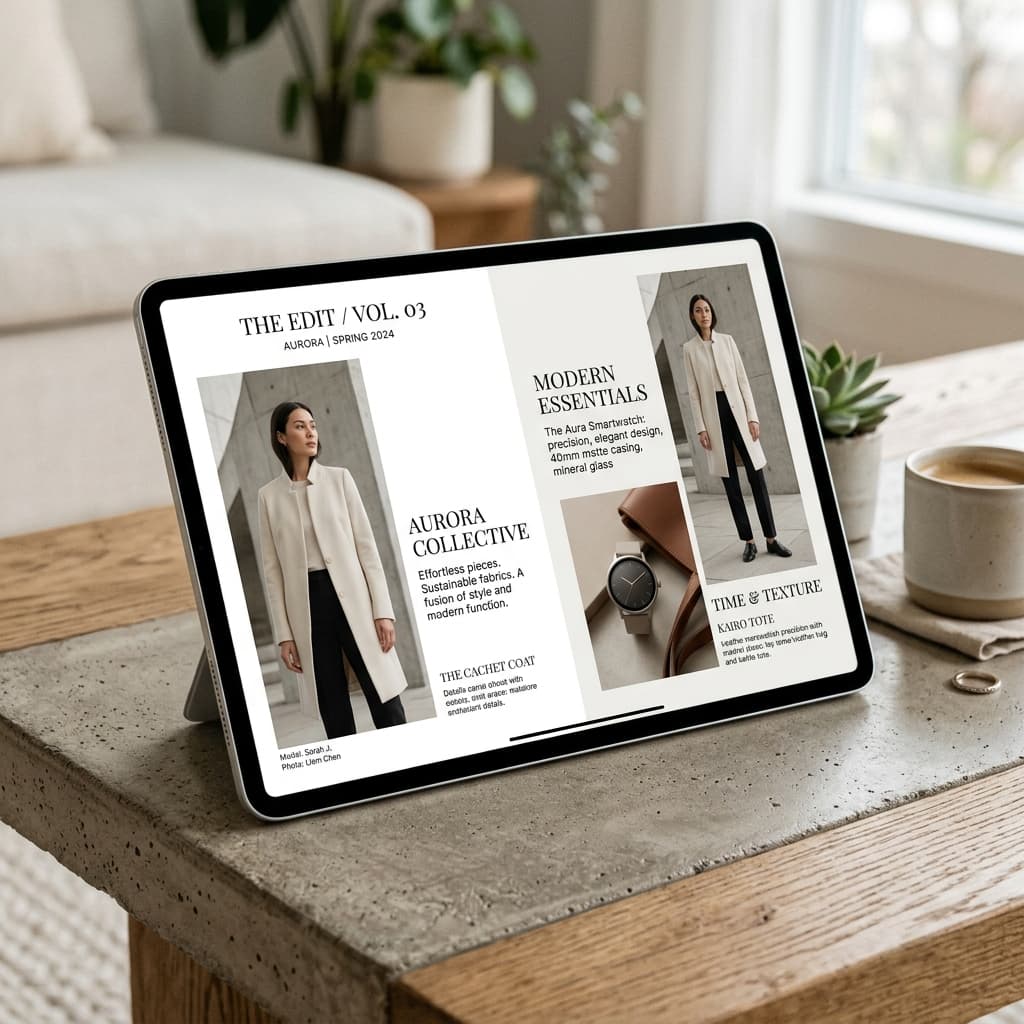 Diseño Editorial, Catálogos Interactivos y Flyers por KLAUPPER